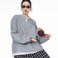 Henry Neck Long Sleeve Top ICM0078