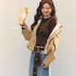 Retro Casual Khaki Jacket / Long-Sleeve Top ASG0052