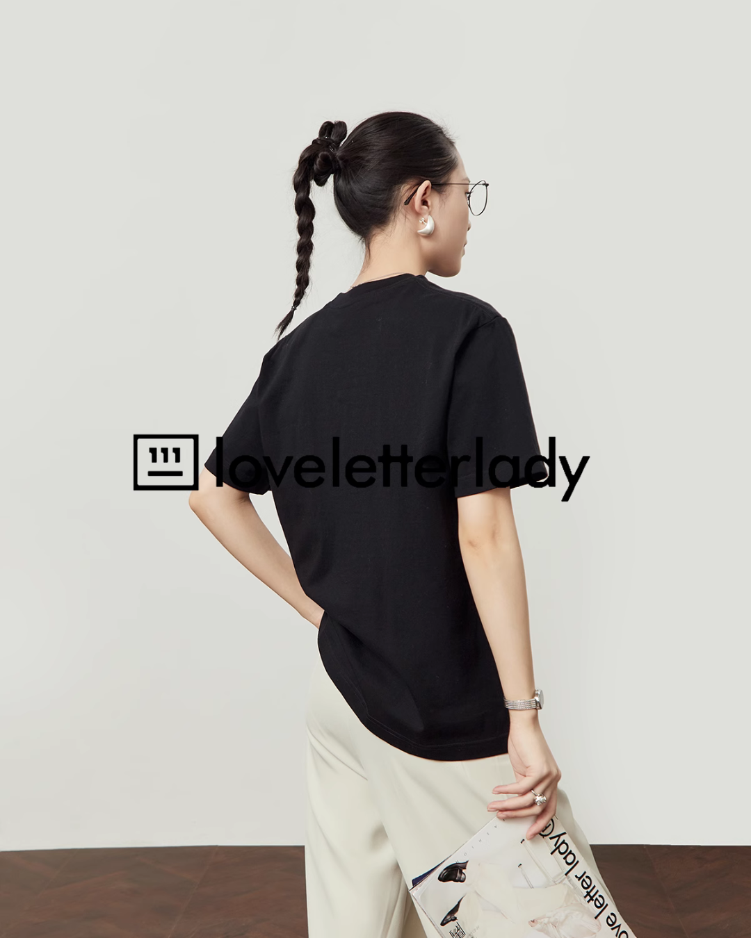 Heart One Point Logo T-Shirt LLA0453