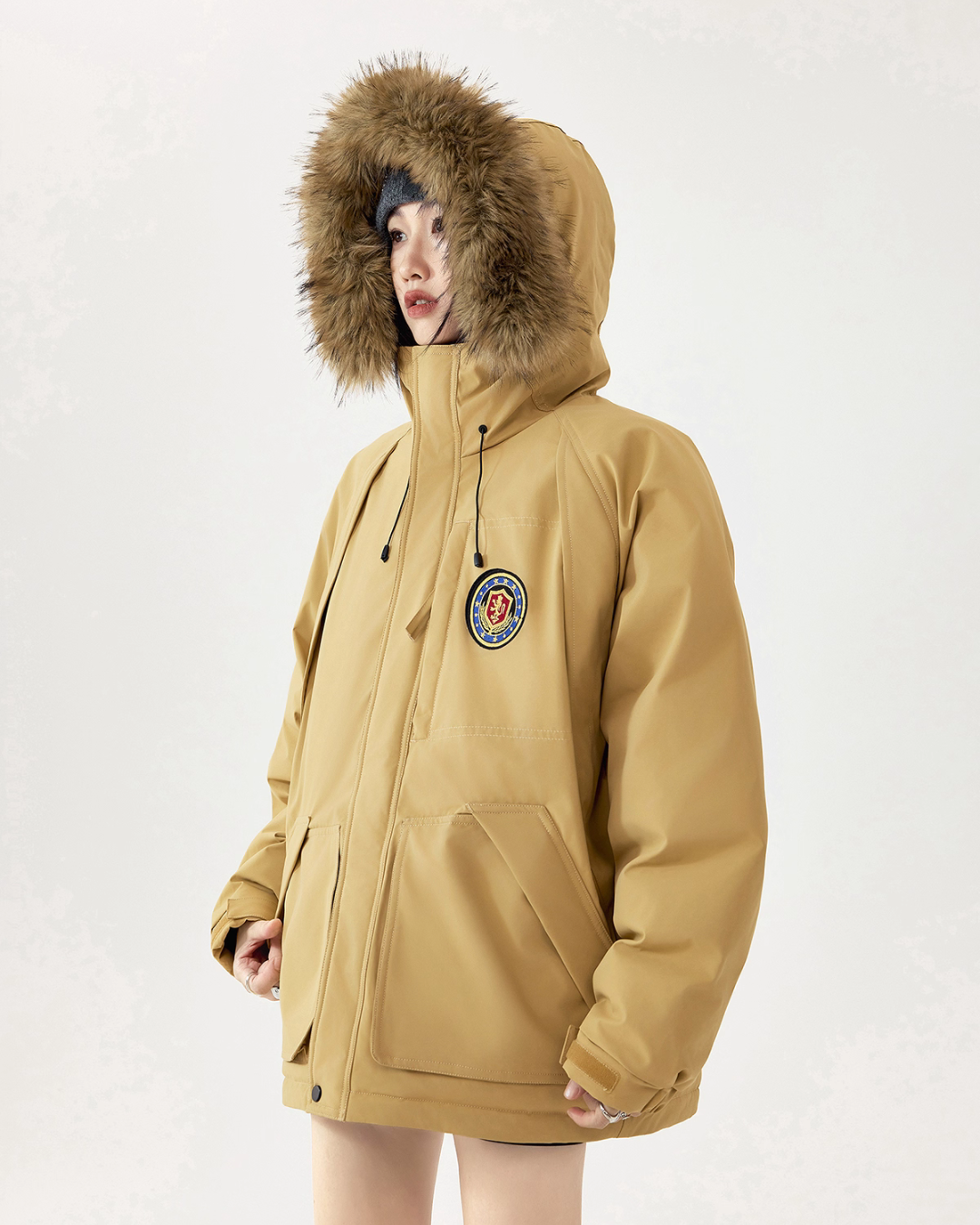Fur Hood Down Jacket ICM0109