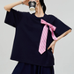 Big Ribbon Oversized T-Shirt FER0332