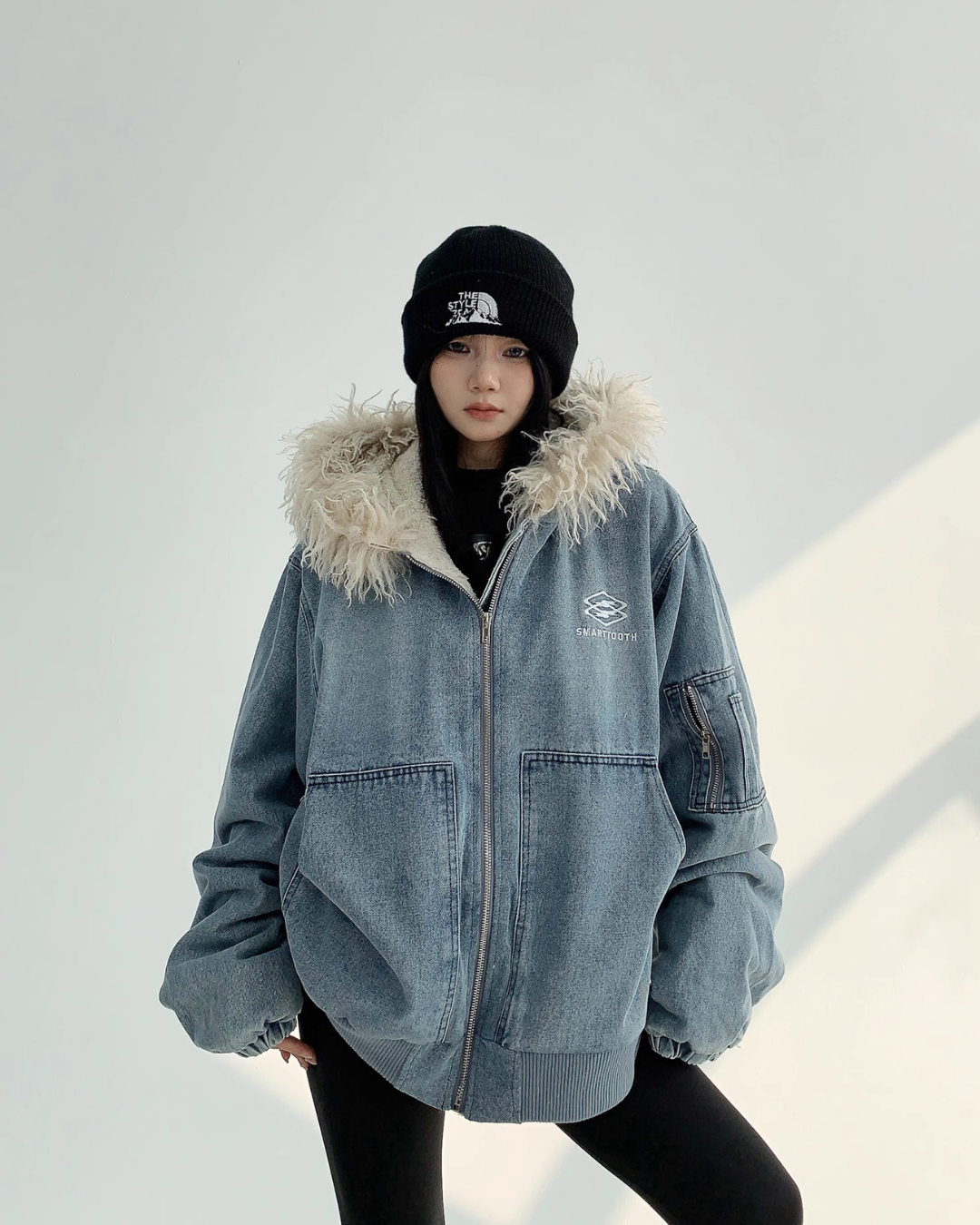 Far Hood Denim Down Jacket YLS0637