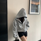 Back Logo Zip Hoodie YLS1036