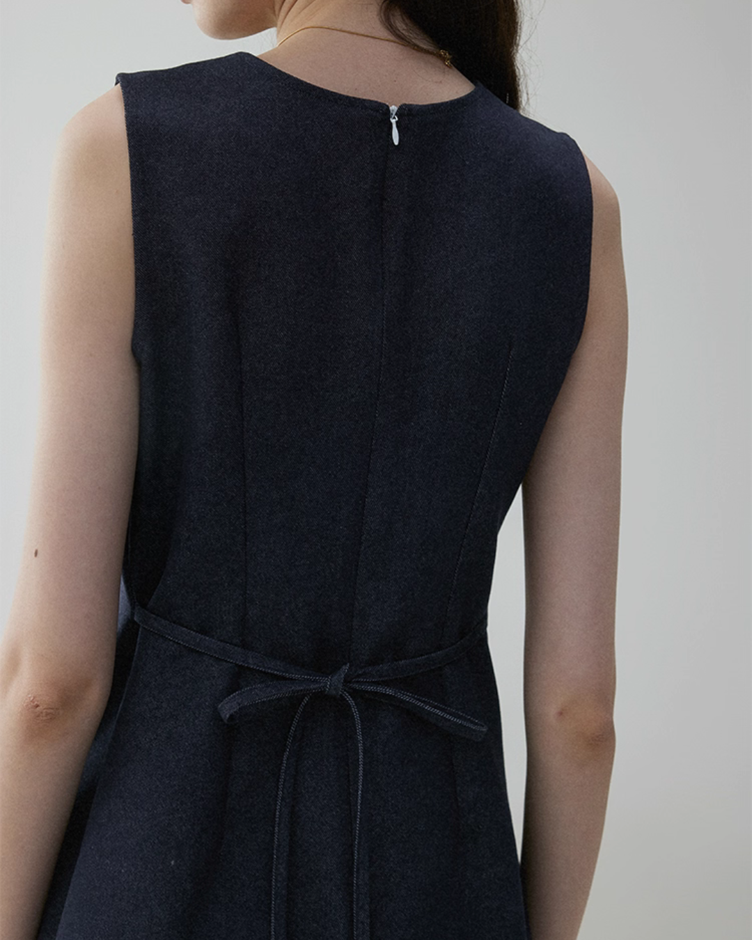Heart Pocket Sleeveless Dress VOE0002