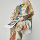 Colorful Art Print Lshirt / Long Skirt FER0359