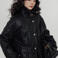 Lapel Leather Jacket VAS0174