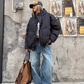 Washed Wide Denim Pants CYE0024