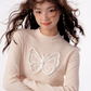 Butterfly Half Turtleneck Slim Knit ZZF0282