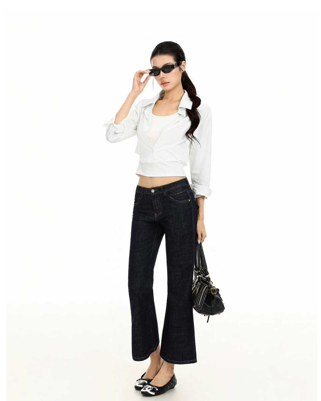 Crop Long Sleeve Shirt BGS0052