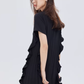 Side Ruffle Frill Mini Dress SHN0052