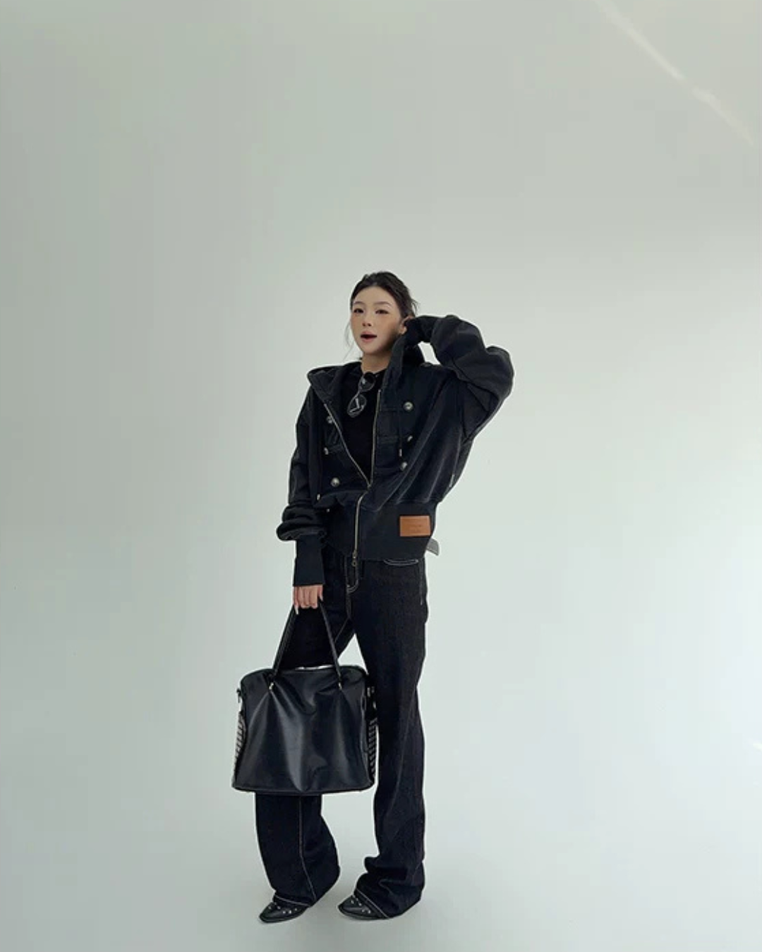 Napoleon-Style Zip-Up Hoodie YLS1071