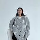 Star-Patterned Knit Cardigan YLS0952