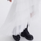 Buckled Irregular Tulle Skirt SHN0006