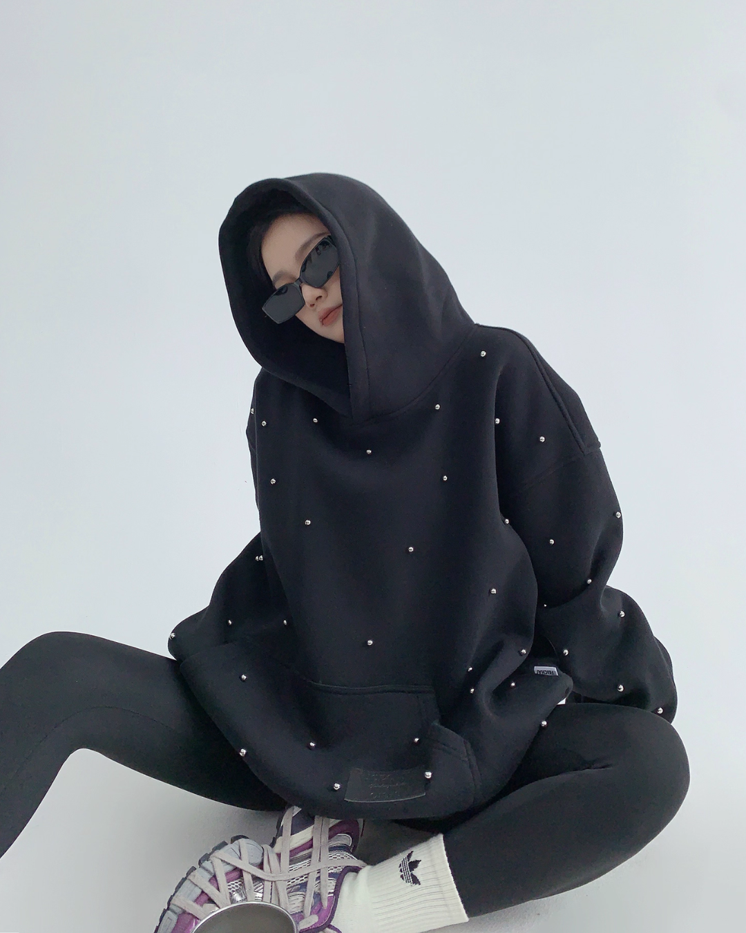 Silver Pearl Sweat Hoodie YLS0990