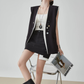 Fake Layered Vest / Mini Skirt FER0216