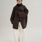 Scarf Design Wool Coat SRS0375