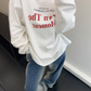 Bicolor Logo Long Sleeve Top YLS0801