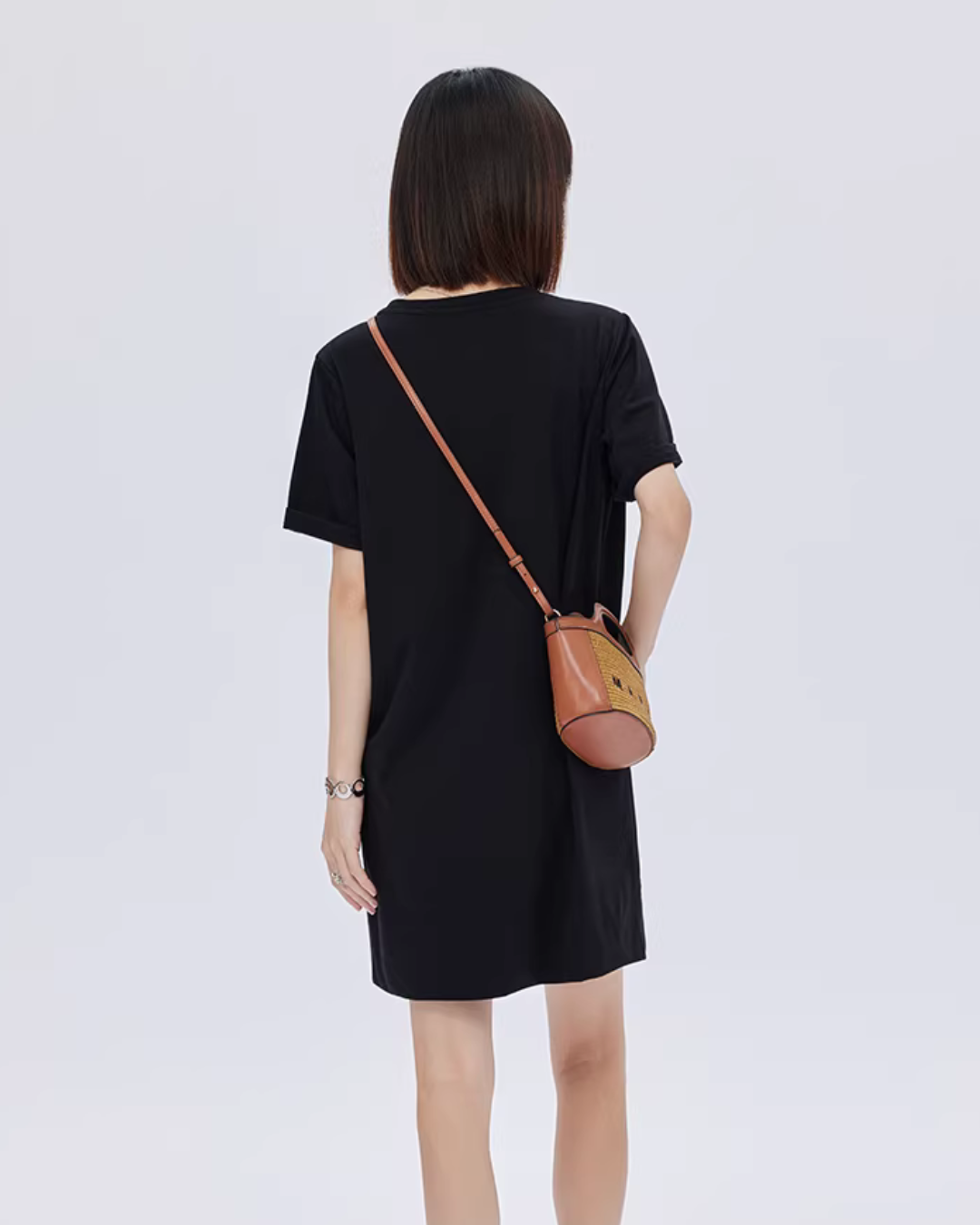 Casual Pocket Loose T-Shirt Dress SHN0011