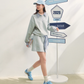 Paid Collar Polo Knit / Mini Skirt ASG0072