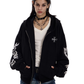 Waffle Knit Hoodie Zip-up Jacket ZTS0016