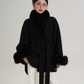 Fur Collar Cape Coat SRS0400