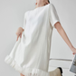 Hem Tulle Frill Mini Dress FER0128