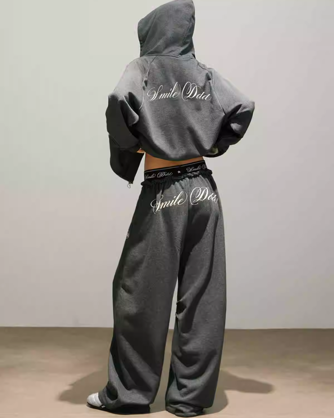 Street Zip Up Hoodie / Double Waist Sweatpants SMD0011