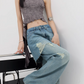 Faux Skirt Denim Pants KNH0012