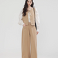 No Collar Balloon Sleeve Top / Vest / Pants CHS0002