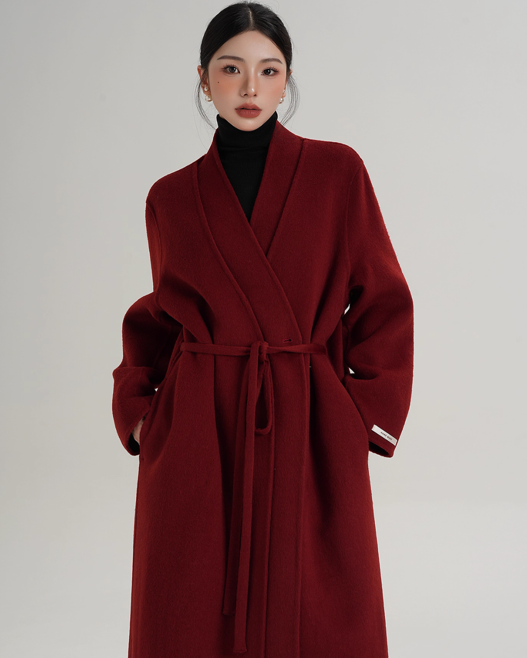 Elegant Wool Long Coat SRS0385