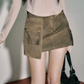 Vintage Cargo Mini Skirt  YKH0010