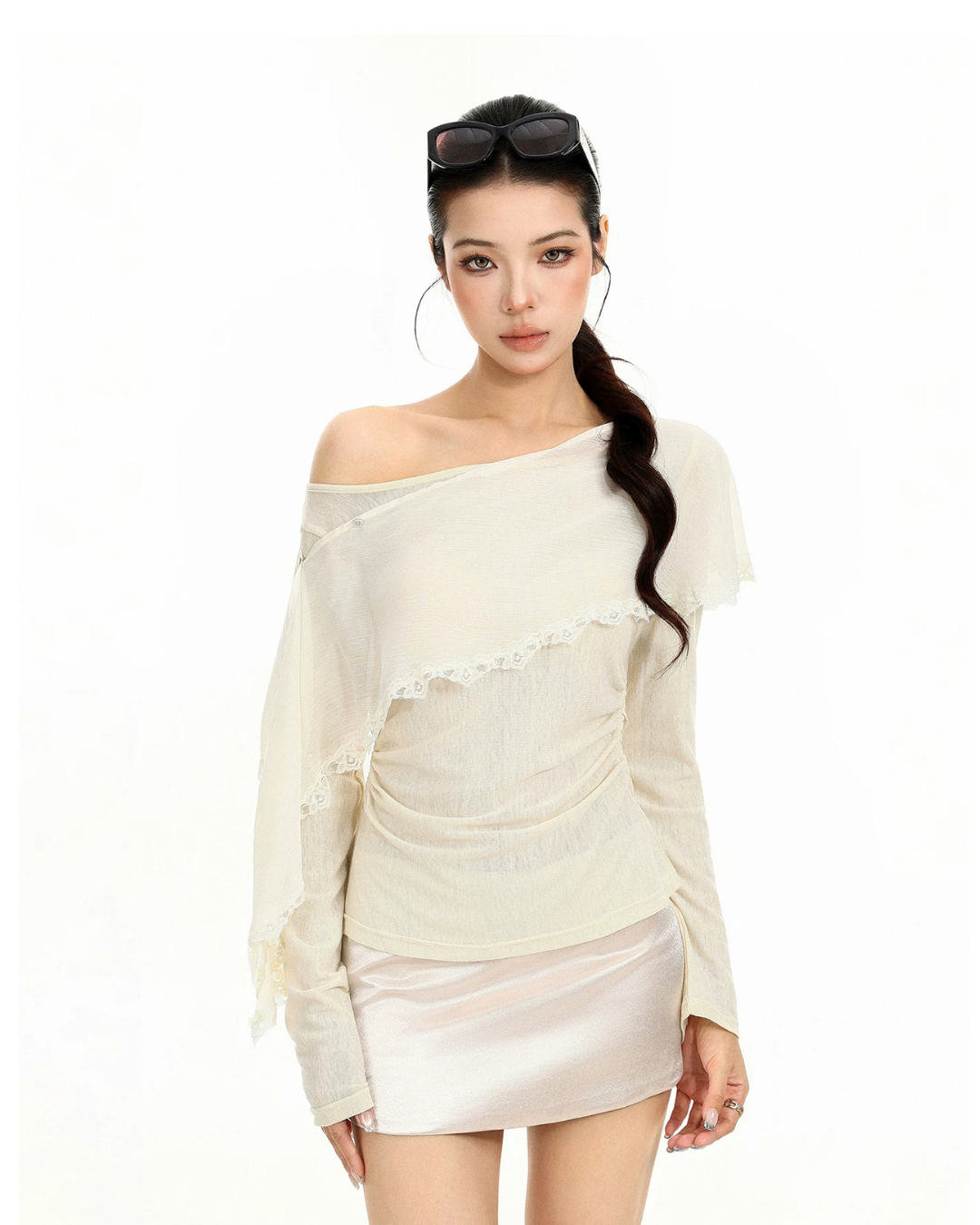 Off-Shoulder Long-Sleeve Top BGS0051