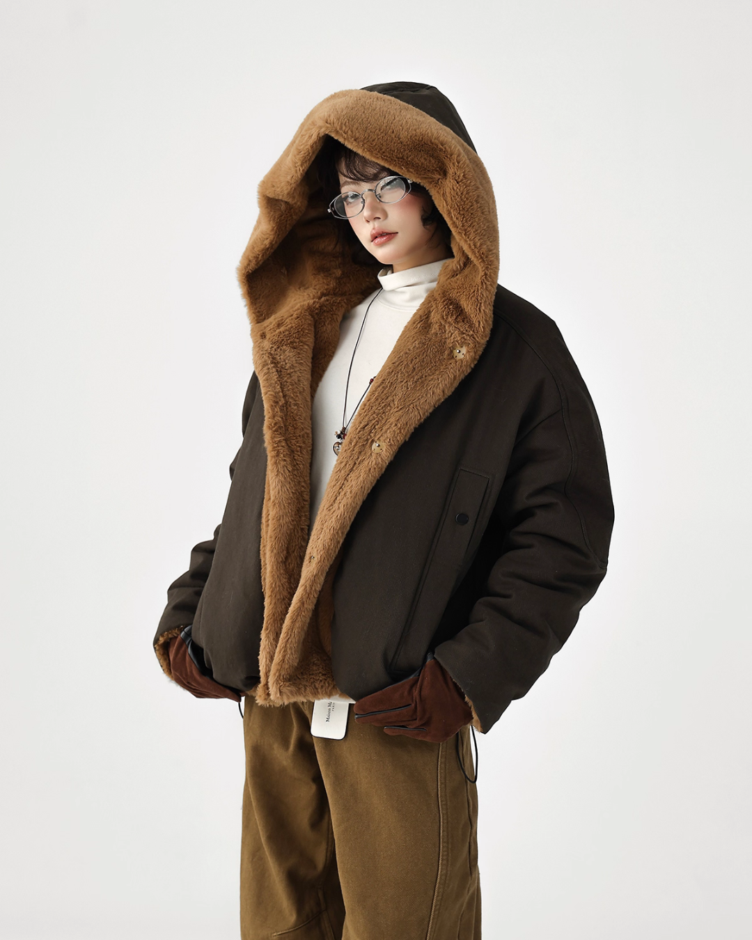 Reversible Faux Fur Blouson ACS0339