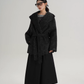 Open Collar Long Coat SRS0414