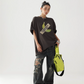 Banana Print Crew Neck T-Shirt ACS0253