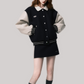 Wool Baseball Jacket & Skirt LLS0076