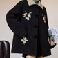 Vintage Embroidered Collar Wool Coat SUY0022