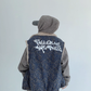 Vintage Denim Sherpa Vest YLS0998