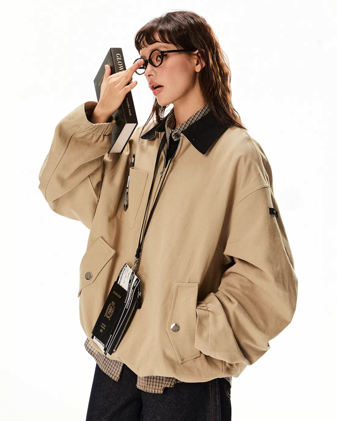 Vintage Style Work Blouson EZK0090