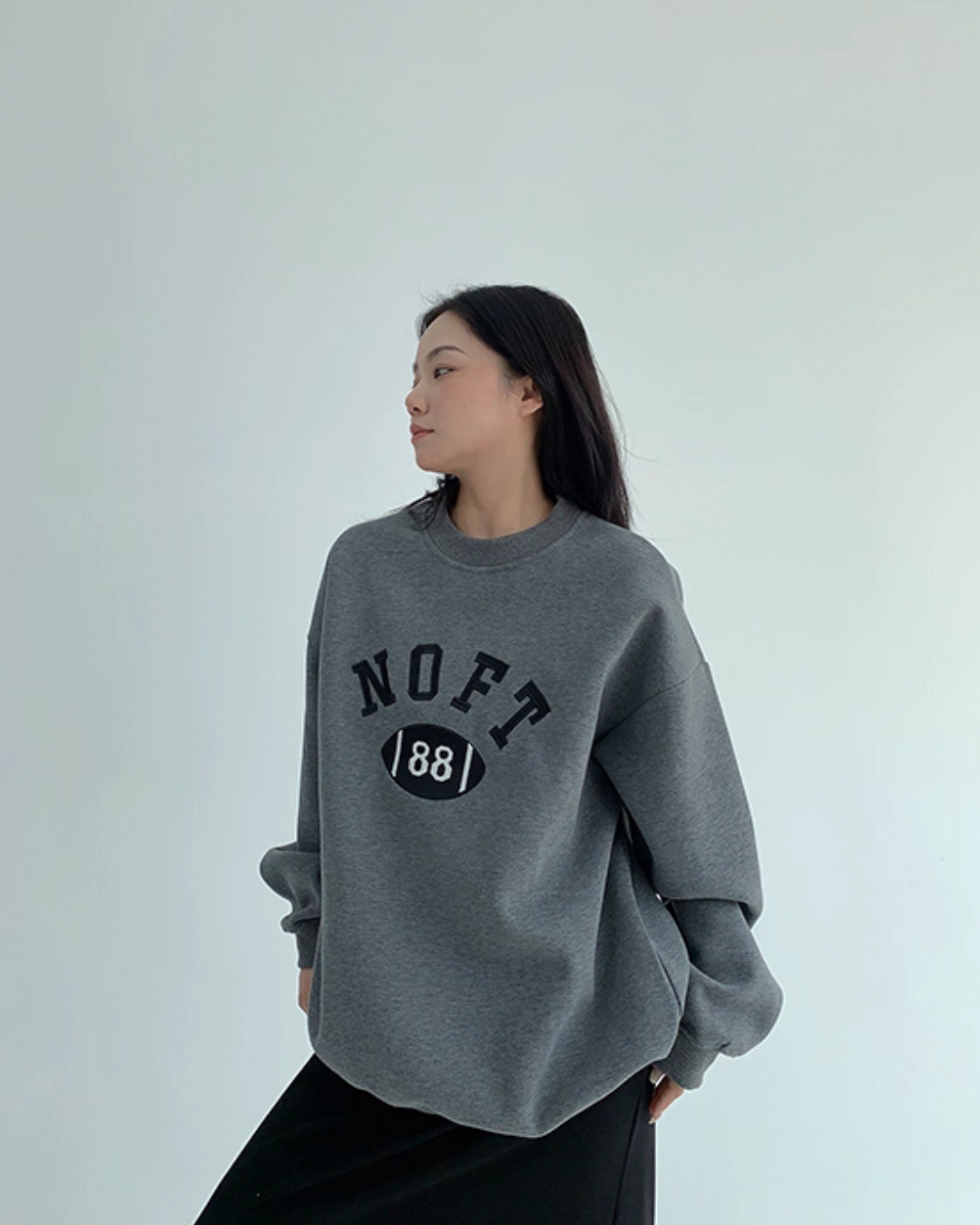 Logo Loose Sweat Top YLS0939
