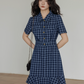 Paid Shirt Dress VAS0114