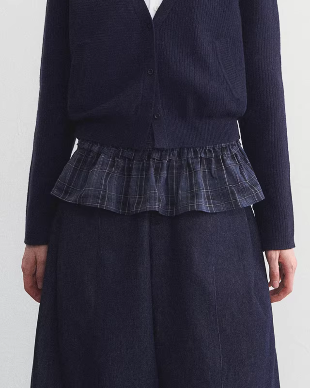 Denim-Style Wide Pants SPY0029