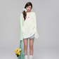Strip Contrast Raglan Sleeve Tops ASG0046
