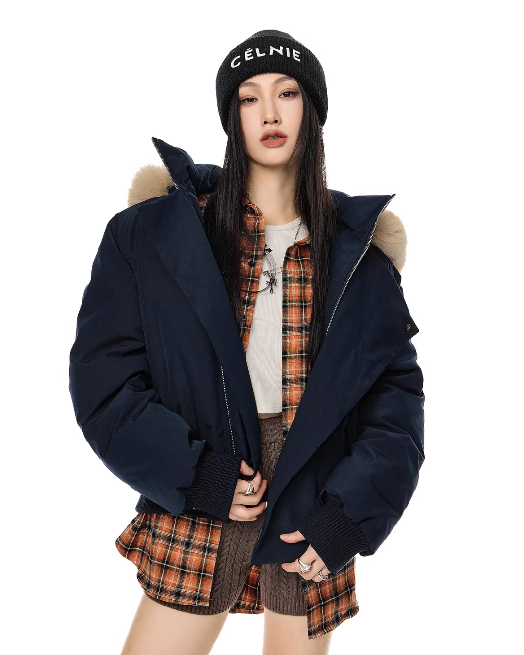 Fur Hood Down Jacket ICM0099
