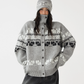 Jacquard High Neck Knit ACS0322