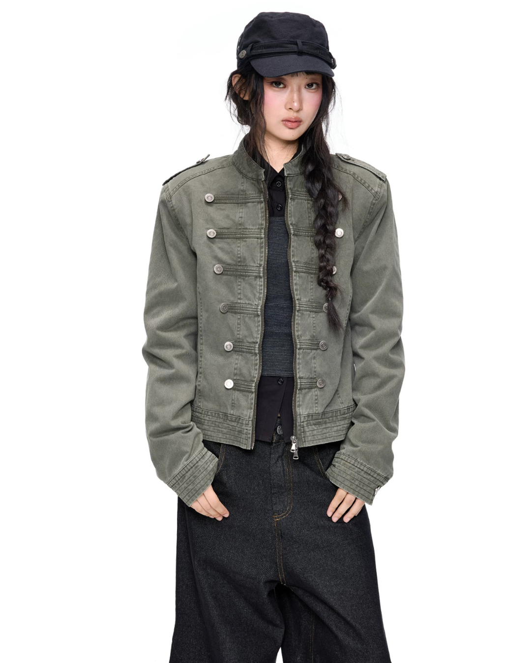 Rebel Military Jacket EZK0107