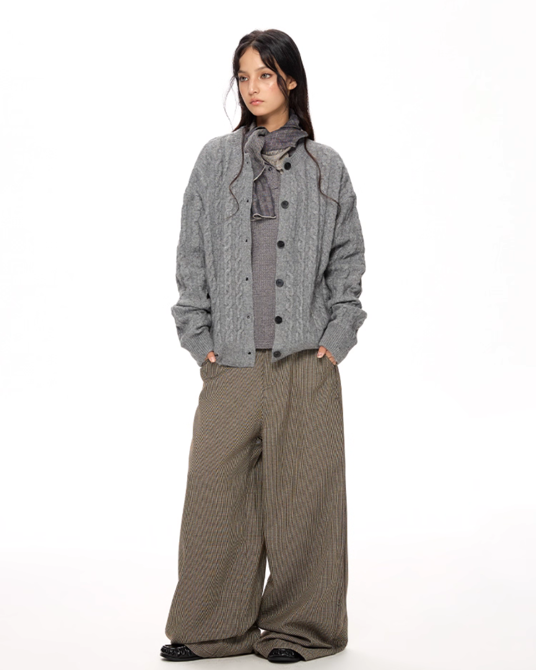 Cable Knit Cardigan VAT0014