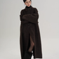 Mock Neck Long Coat SRS0407