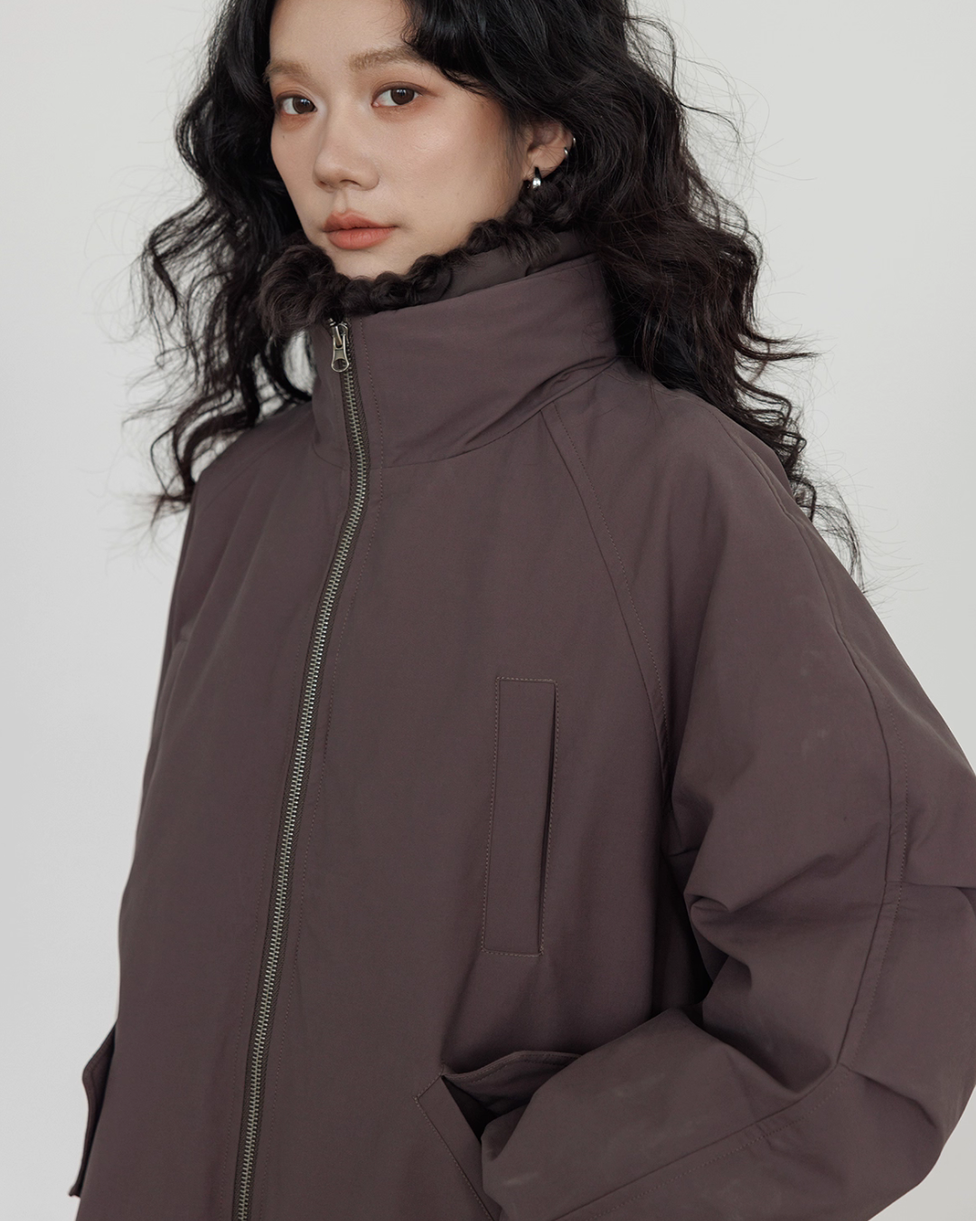 Wool Collar Vintage Jacket VAS0173