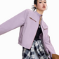 Zip Design Short Jacket ICM0084